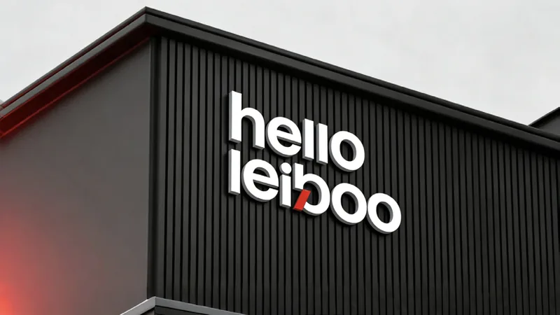 徕本 helloleiboo 工厂外墙品牌招牌